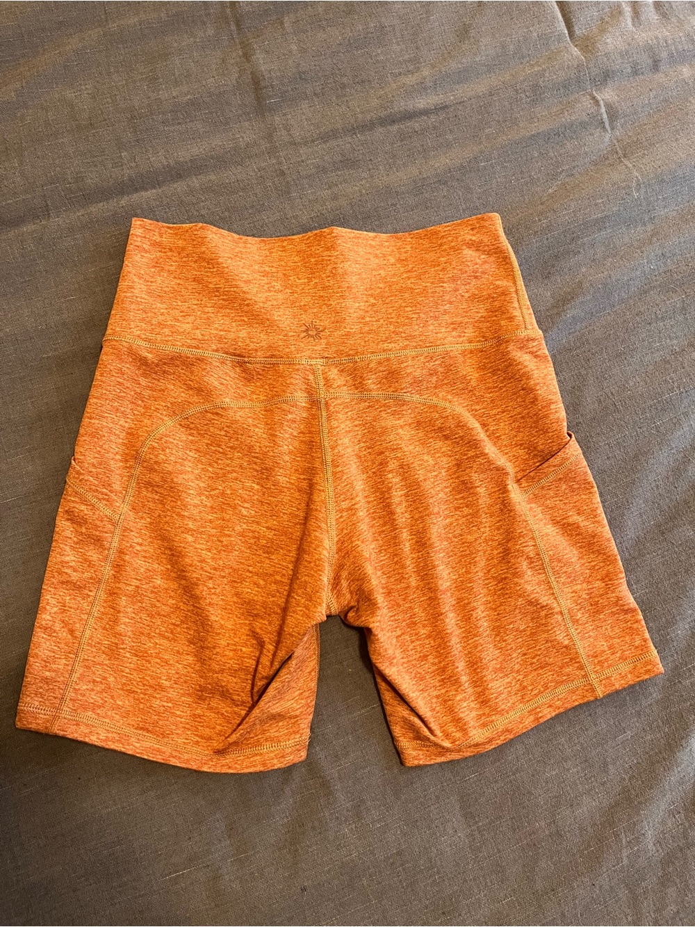 Aerie “Hugger” High rise bike shorts - Copper - Large - Picture 2 of 4